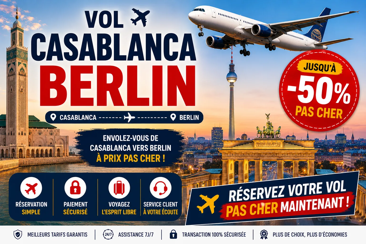 Vol Casablanca Berlin