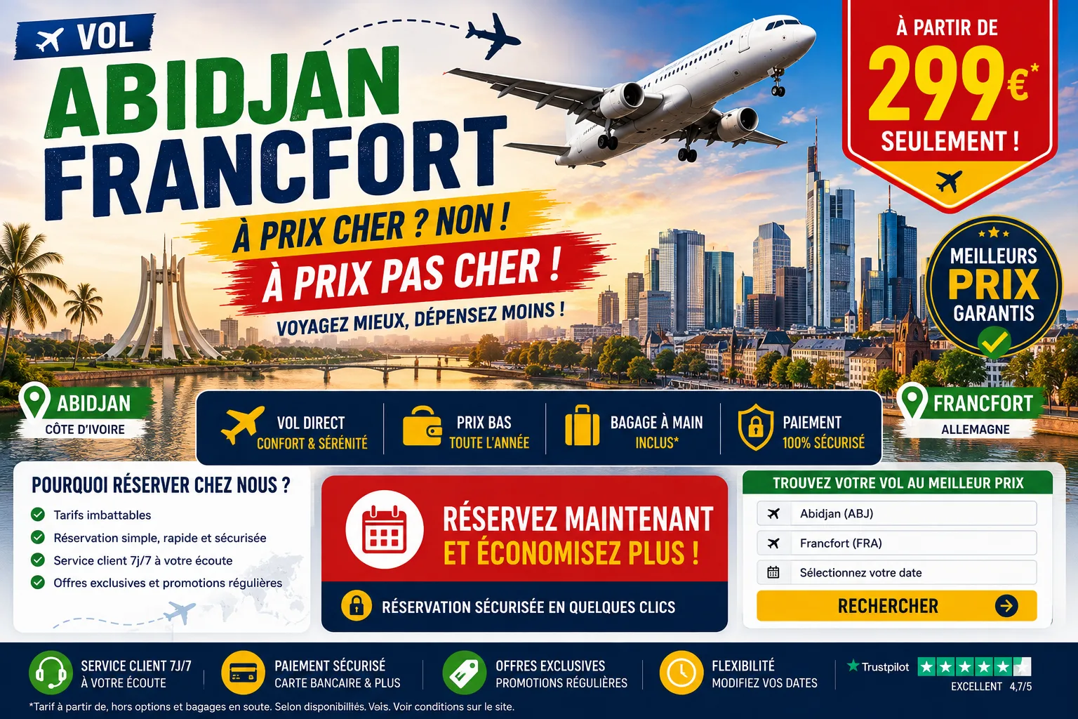 Vol Abidjan Francfort