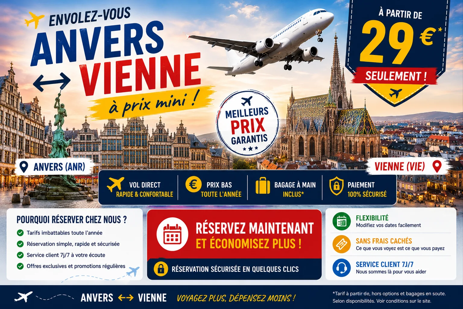 Vol Anvers Vienne