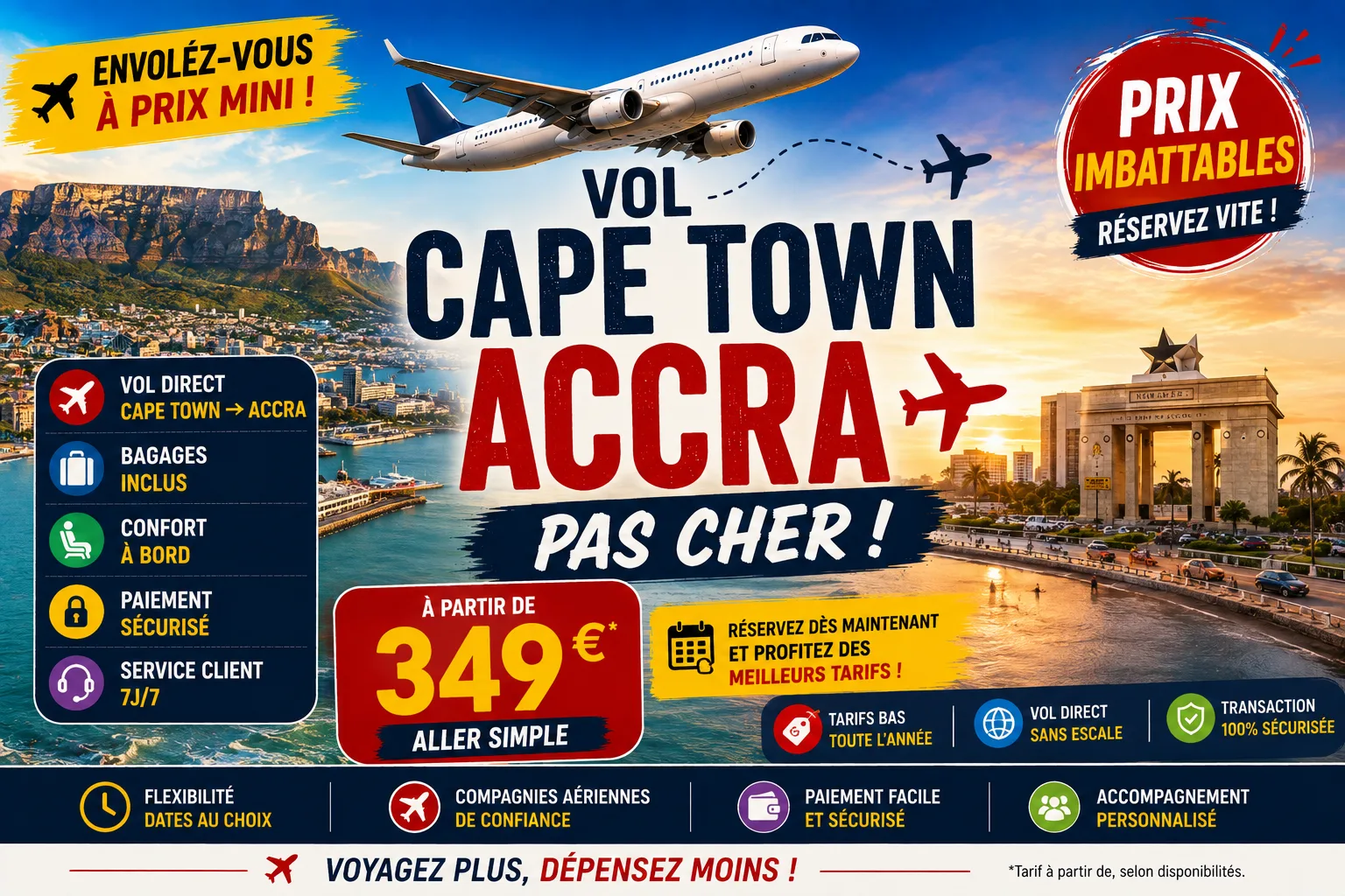Vol Cape Town Accra